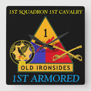 1ST SQUADRON 1ST CAVALRY 1ST ARMORED CLOCK