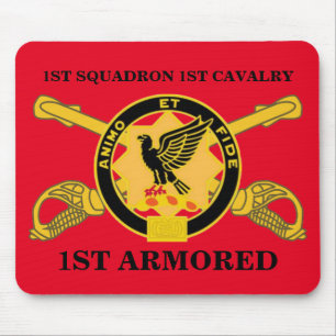1ST SQUADRON 1ST CAVALRY 1ST ARMORED MOUSEPAD