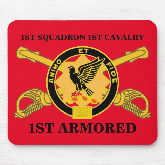1ST SQUADRON 1ST CAVALRY 1ST ARMORED MOUSEPAD (Front)