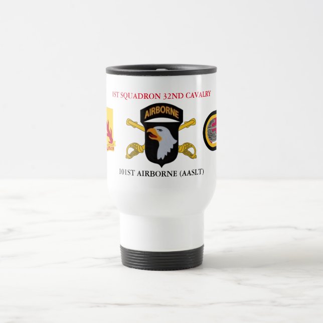1ST SQUADRON 32ND CAVALRY 101ST AIRBORNE MUG (Center)