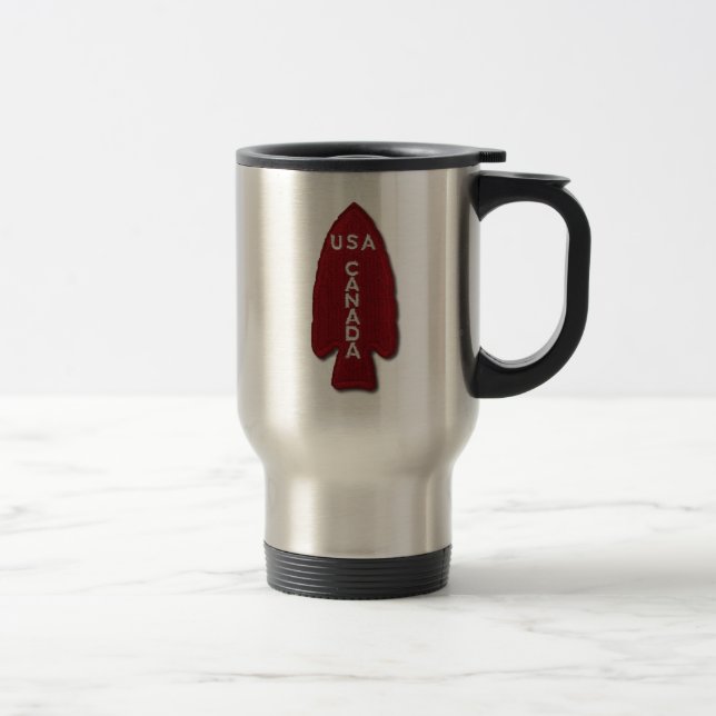 1st SSF Special Service Force Devil's Brigade Vets Travel Mug (Right)