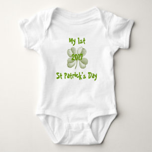 1st St Patrick's Day Onsie for baby Baby Bodysuit