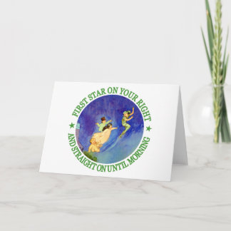 1ST STAR ON YOUR RIGHT, STRAIGHT ON UNTIL MORNING HOLIDAY CARD