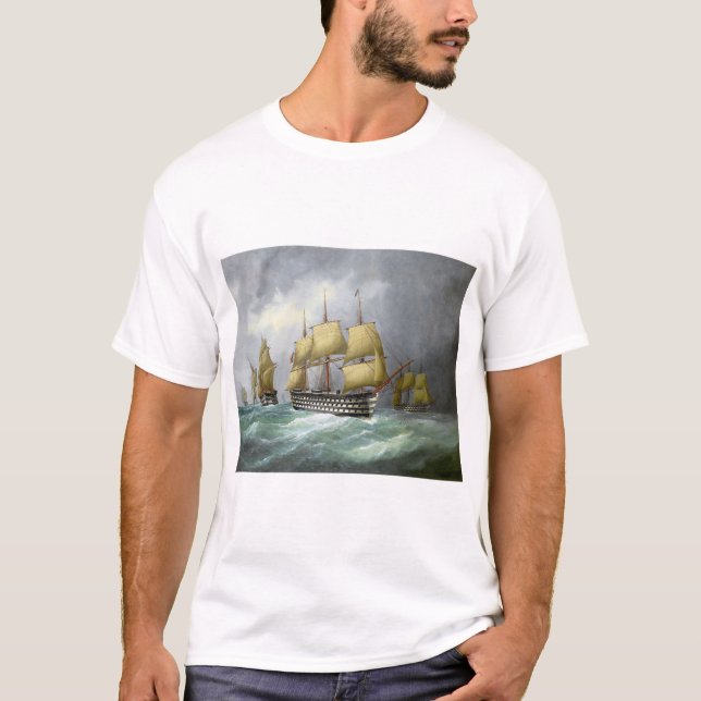 1st steam battleships 1884 T-Shirt (Front)