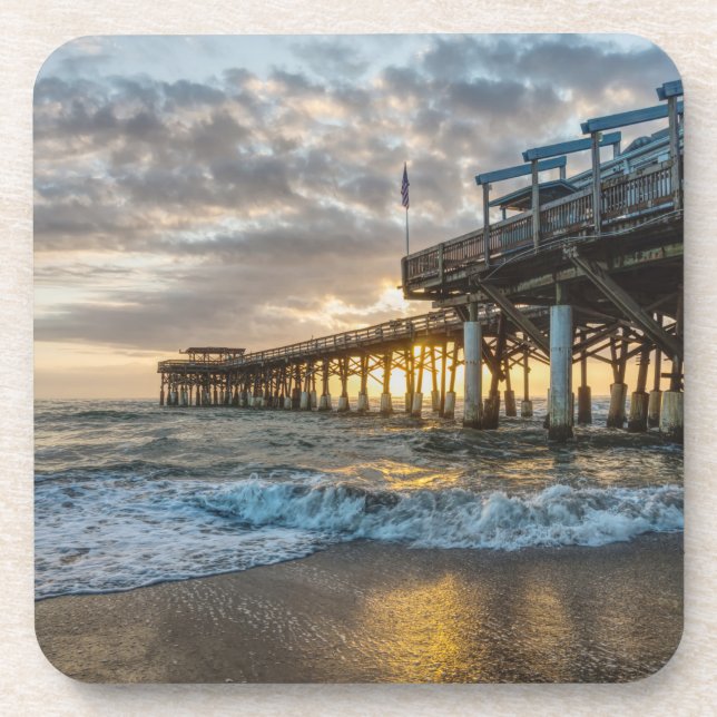 1st Sunrise 2017 Cocoa Beach Coaster (Front)