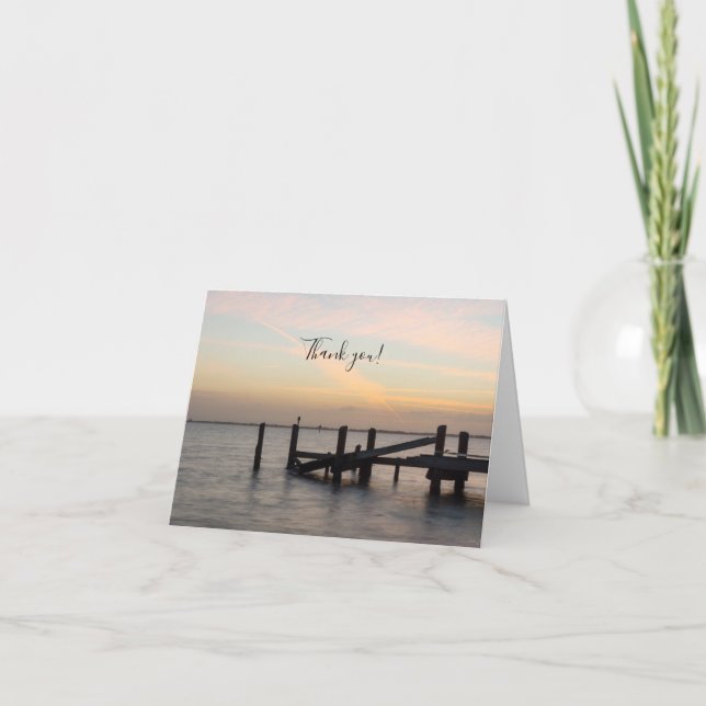 1st Sunset 2017 Cocoa Beach Thank You Card (Front)
