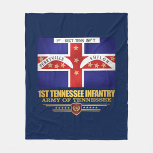 1st Tennessee Infantry Fleece Blanket