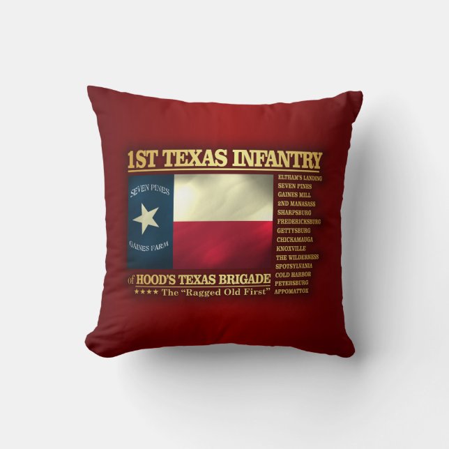 1st Texas Infantry (BA2) Cushion (Front)