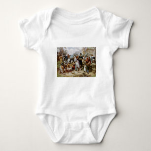 1st thanksgiving baby bodysuit