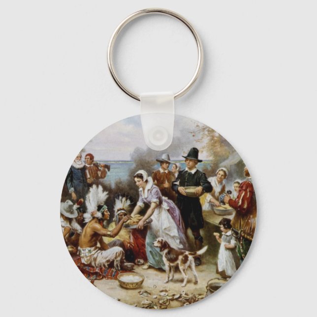 1st thanksgiving key ring (Front)