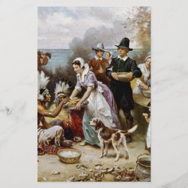 1st thanksgiving stationery (Front)