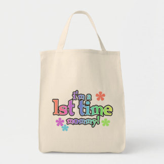 1st Time Mummy-Rainbow T-shirts and Gifts Tote Bag