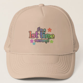 1st Time Mummy-Rainbow T-shirts and Gifts Trucker Hat