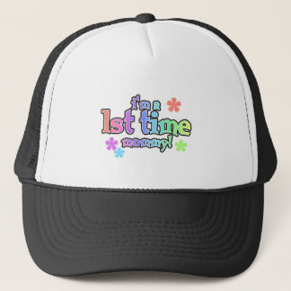 1st Time Mummy-Rainbow T-shirts and Gifts Trucker Hat