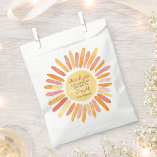 1st Trip Around the Sun Birthday Party Thank You Favour Bags