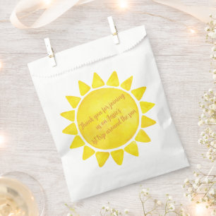 1st Trip Around The Sun First Birthday Favour Bag