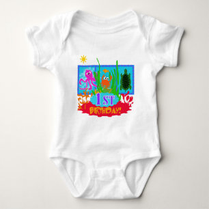 1st Undersea Adventure Birthday Tshirts