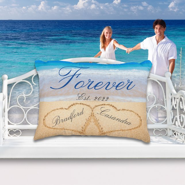 1st Valentine's Day / year, anniversary keepsake Decorative Cushion (Creator Uploaded)