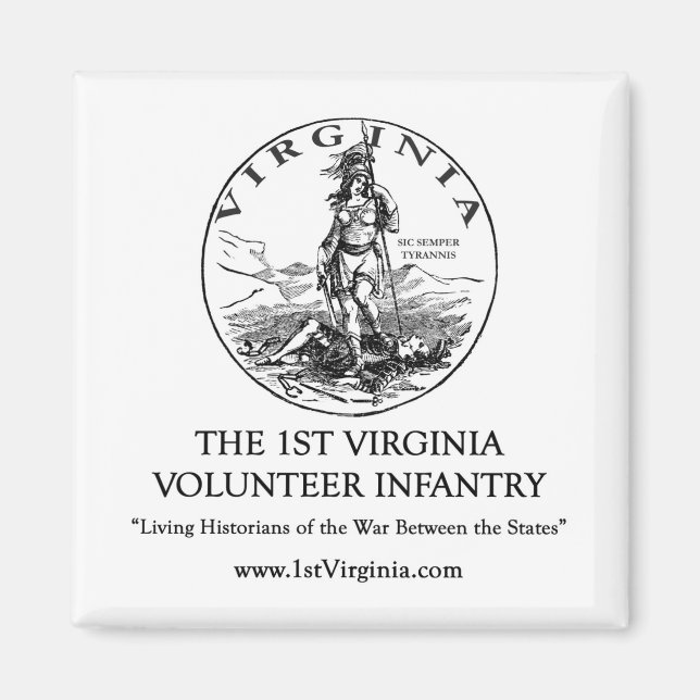 1st Virginia Infantry Magnet (Front)
