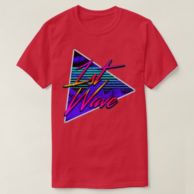 1st Waves New Wave 1 T-Shirt (Design Front)