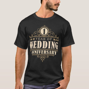 1st Wedding Anniversary (Husband) T-Shirt