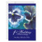 1st Wedding Anniversary Party Invitation blue