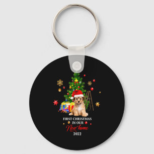 1st Xmas In Our New Home Xmas Norfolk Terrier T Sh Key Ring