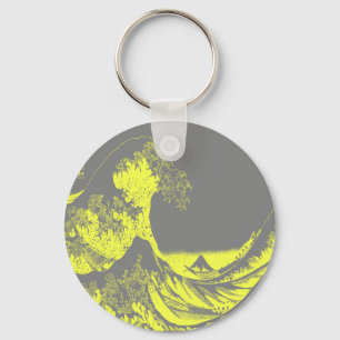 1thegreatwaveredblackbig-003 key ring