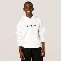 1V1 - Now Dance Scrub! gamers hoodie in white