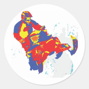 1wARHOL-sLEDS-2 Classic Round Sticker