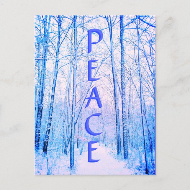 1WINTER PEACE BRIGHT CARD (Front)