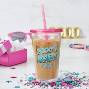 2000 Baby Name Nostalgic Throwback Acrylic Tumbler