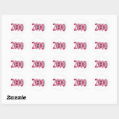 2000 CLASSIC ROUND STICKER (Sheet)