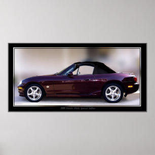 2000 MAZDA MIATA SPECIAL EDITION POSTER