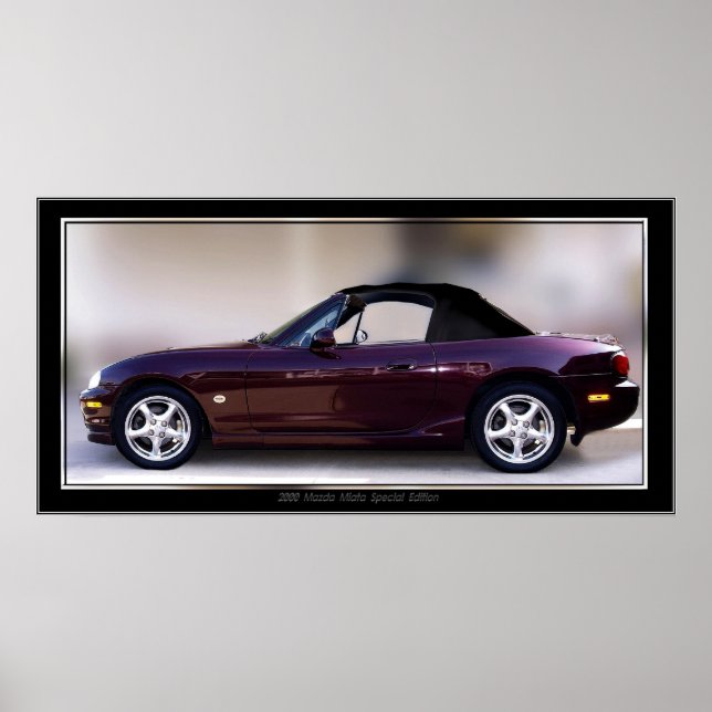 2000 MAZDA MIATA SPECIAL EDITION POSTER (Front)