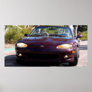 2000 MAZDA MIATA SPECIAL EDITION POSTER