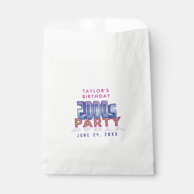 2000s Party Theme Favour Bags (Front)