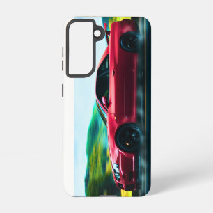2000's sports car on galaxy s21 case mate cover