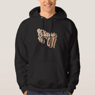 2001 Class Reunion Retro Class Of 01 High School G Hoodie
