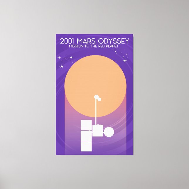 2001 mars odyssey canvas print (Front)