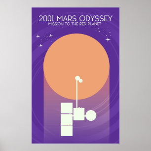 2001 mars odyssey poster