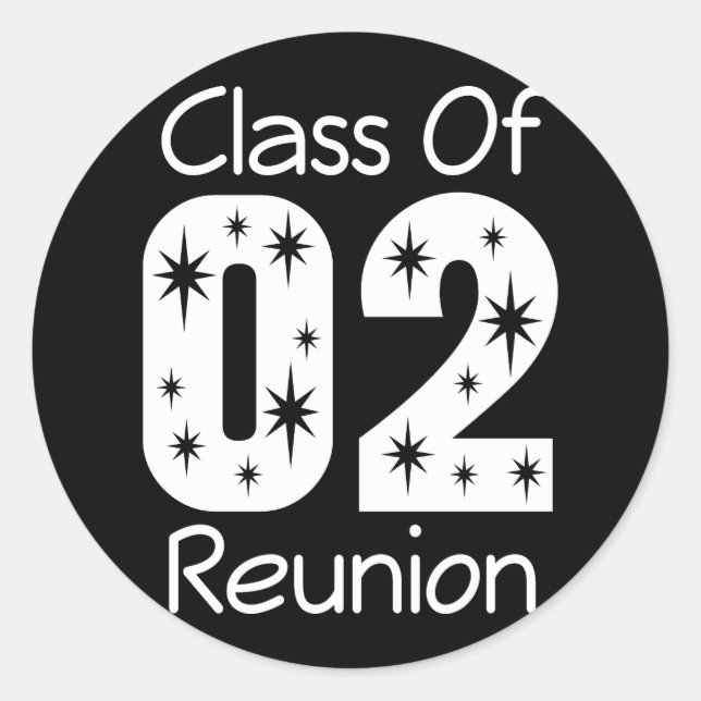 2002 Class Reunion Stickers (Front)