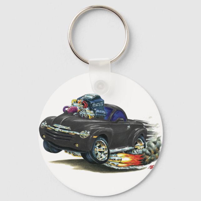 2003-06 SSR Black Truck Key Ring (Front)