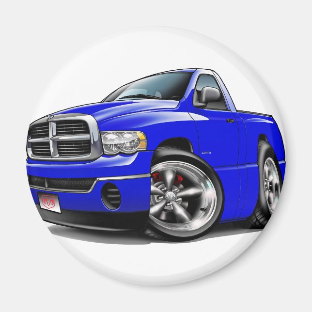 2003-08 Dodge Ram Blue Truck Magnet (Front)