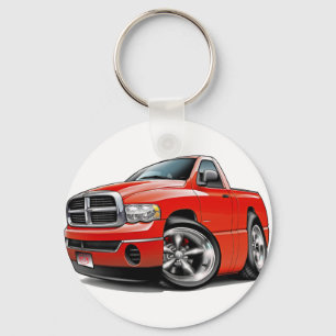 2003-08 Dodge Ram Red Truck Key Ring