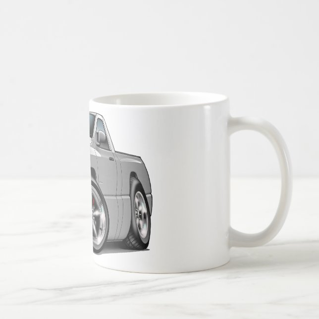 2003-08 Dodge Ram Silver Truck Coffee Mug (Right)