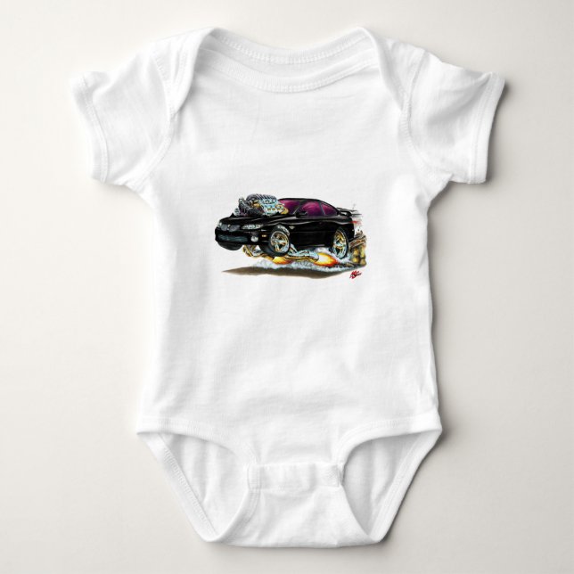 2004-06 GTO Black Car Baby Bodysuit (Front)