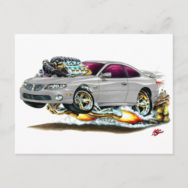 2004-06 GTO Grey Car Postcard (Front)
