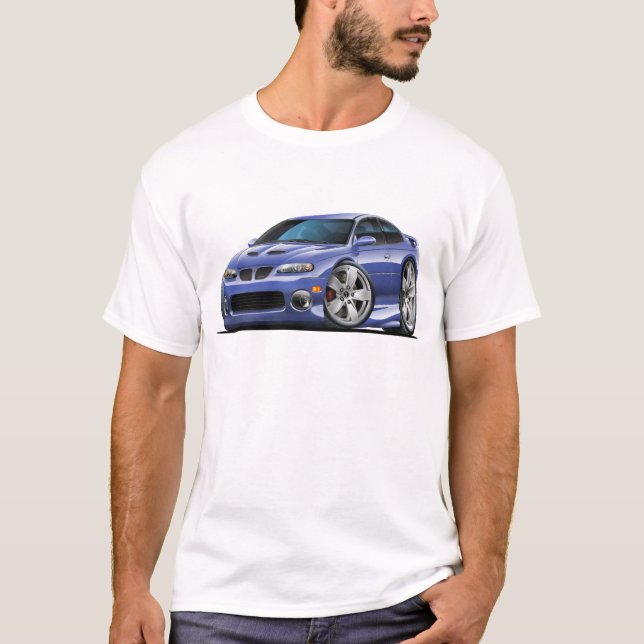 2004-06 Pontiac GTO Blue/Grey Car T-Shirt (Front)