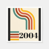 2004 Retro Vintage Poster Milestone Birthday